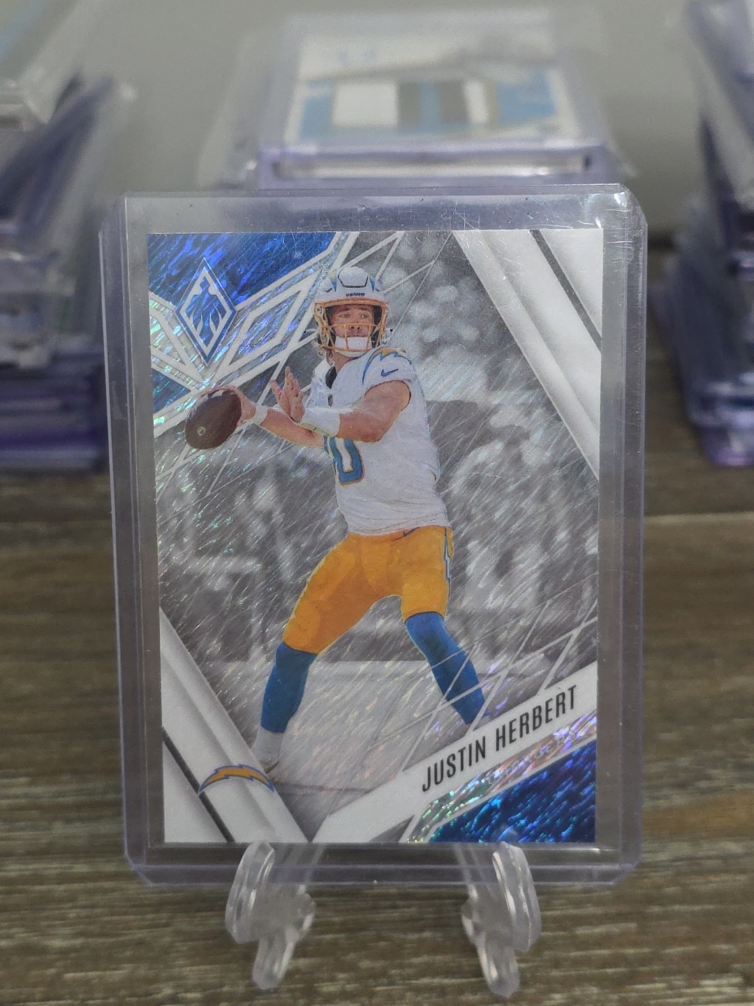 2022 Phoenix Justin Herbert White Shimmer #49 Chargers