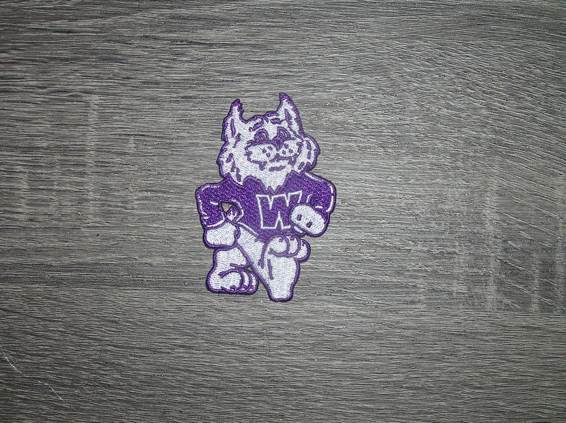 Weber State Wildcats Vintage Style College Embroidered Iron On Patch 2" x 3"