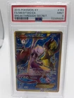 2015 Pokemon Mewtwo EX Breakthrough Secret Rare Full Art XY #163 PSA 9