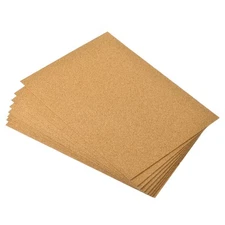 8pcs Self-Adhesive A4 Size Cork Sheets 8.3" x 11.8" Cork Backing Sheets