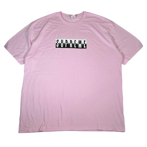 Supreme Split Tee (FW25) Light Pink - XXL (Used)*