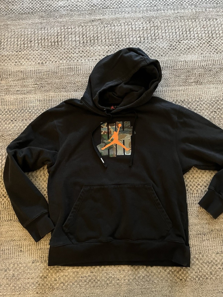LサイズUNDEFEATED × NIKE×Jordan トリプルコラボパーカー Air Jordan X Undefeated Hoodie Black Size Lg. Undefeated street