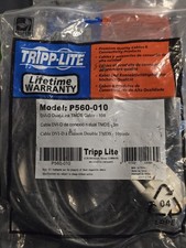 Lot of 2 Tripp Lite P560-010 DVI-D Dual-Link Cable 10ft TMDS High Resolution New