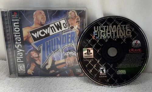 Ultimate Fighting Championship WCW/NWO Thunder PS1 Games Tested