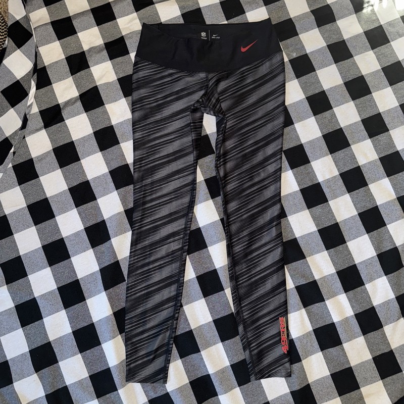 San Francisco 49ers Nike Women's M Dri Fit Yoga /leggings NWOT