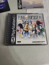 Final Fantasy IX Sony PS 1, 2000 Black Label PS1 CIB w/ Reg VG Working Pics 
