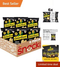 Fun and Tasty White Cheddar Popcorn - 6 Bags of 1.875 Oz, No Preservatives