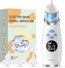 Nasal Aspirator for Baby with Light and Music, Electric Babies Nose Sucker with