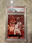 1995 Fleer Ultra Michael Jordan #3 Double Trouble PSA 8 NM-MT Card Chicago Bulls