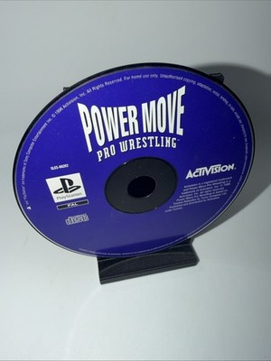 Power Move Pro Wrestling (Sony Playstation 1 PsOne, 1996) Activision - Disc