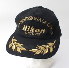 Rare Vtg 1980s NIKON Hat The Professionals Choice Promo Wool Baseball Cap Japan