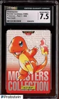 1996 VINTAGE Pokemon Bandai Carddass Red Card Charmander CGC 7.5 NM+