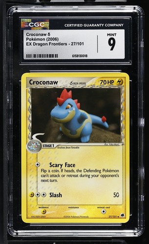 Croconaw δ graded CGC 9 for sale on eBay