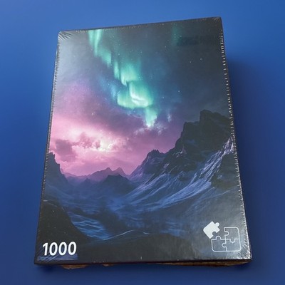 Artic Aurora  Northern Lights 1000 Piece Jigsaw Puzzle Final Piece Sealed New