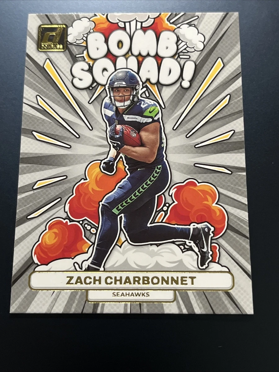 2023 Zach Charbonnet Bomb Squad! Card ~ Panini Donruss NFL ~ #BS