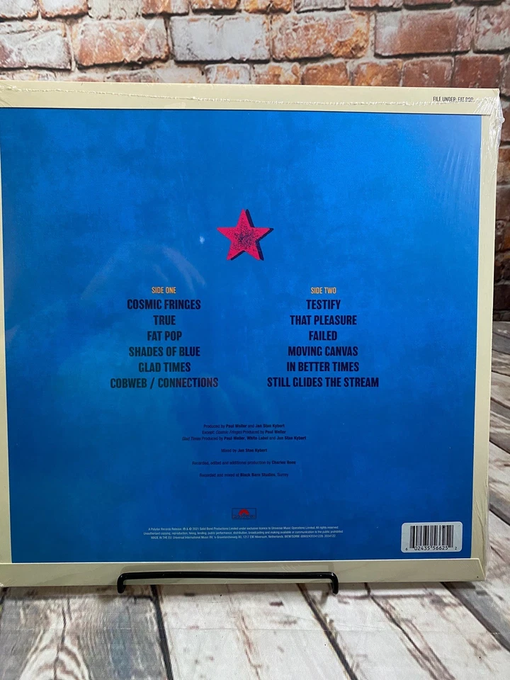 Paul Weller Fat Pop LTD 2021 RED Vinyl Polydor 3554122 New Sealed - Image 3 of 4