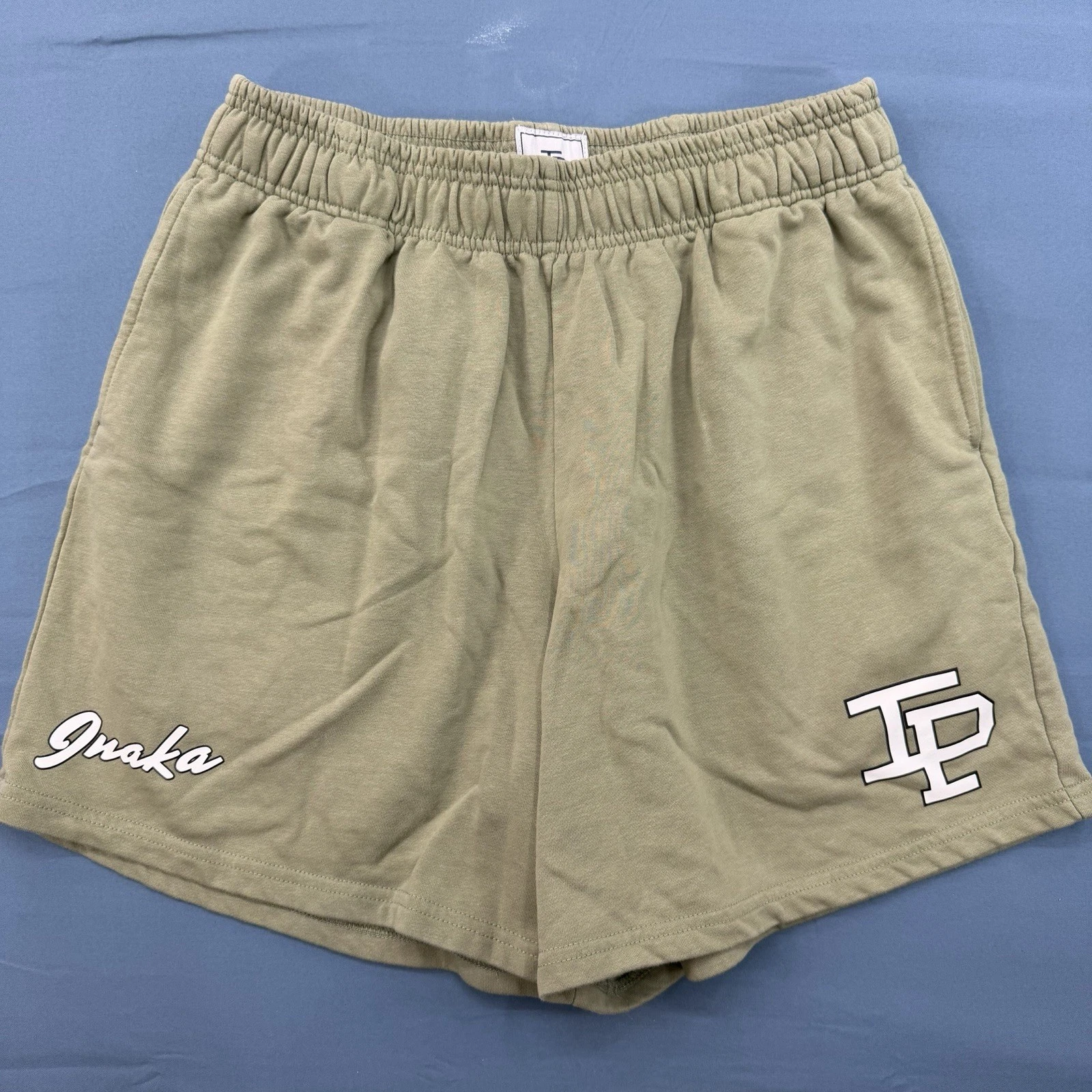 Inaka Power Sweatshorts Athletic Casual Sweat Shorts Mens XL Beige 5” inseam