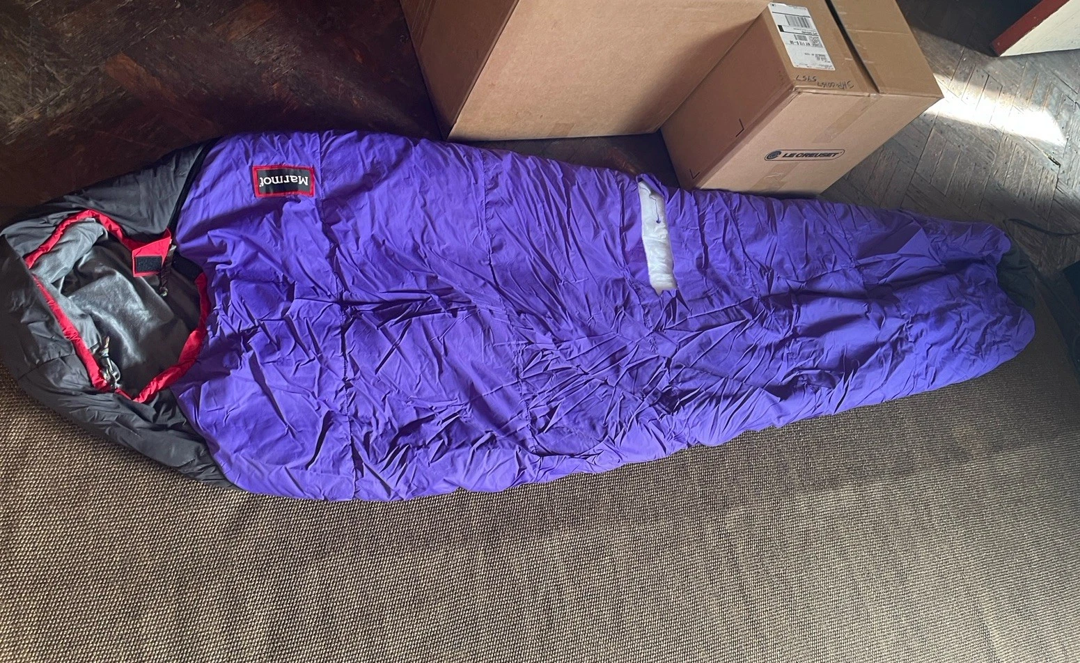 Marmot Wizard 90 ‘s Sleeping Bag Polyguard 92” Long needs Simple Repair