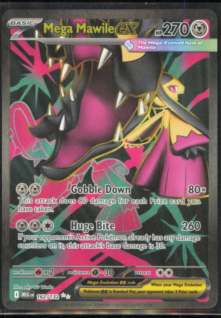 Mega Mawile ex Ultra Rare ME01: Mega Evolution #162/132 [Near Mint] Pokemon TCG