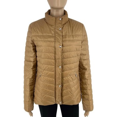 GANT Women Brown Light Down Puffer Jacket Coat Size M