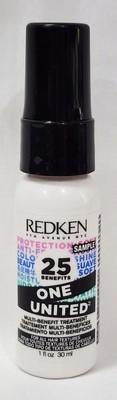Redken 25 BENEFITS ONE UNITED Multi-Benefit Treatment Nourish Hair 1 oz/30mL New
