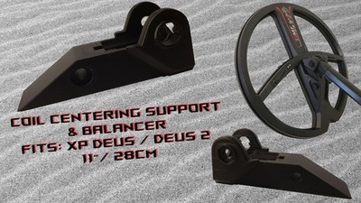 XP DEUS / DEUS 2 compatible coil support balancer- 11'' / 28cm BALANCE! -BLACK
