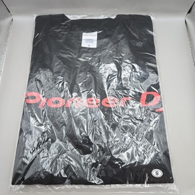 NEW Pioneer DJ Heavyweight T-Shirt Black 100% Cotton Sz S