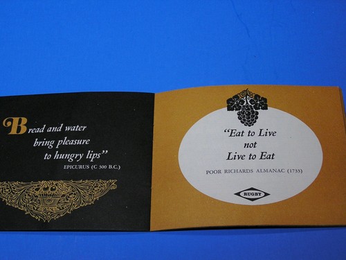Vintage "Rugby Says" booklet - put out by Rugby Nutrition - Picture 4 of 5