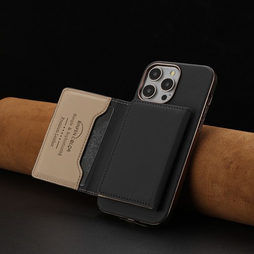 For iPhone 16 15 14 Plus 13 12 Pro Max Magnetic Detachable 2in1 Card Holder Case - Picture 9 of 20