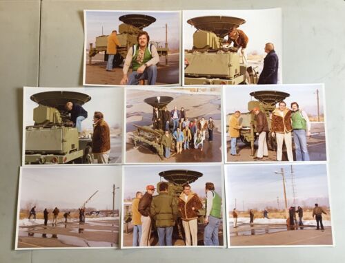 Original Vietnamkrieg Veteran Reunion Militär Radar Foto Lot 8 x 10 70er Jahre - Bild 2 von 11