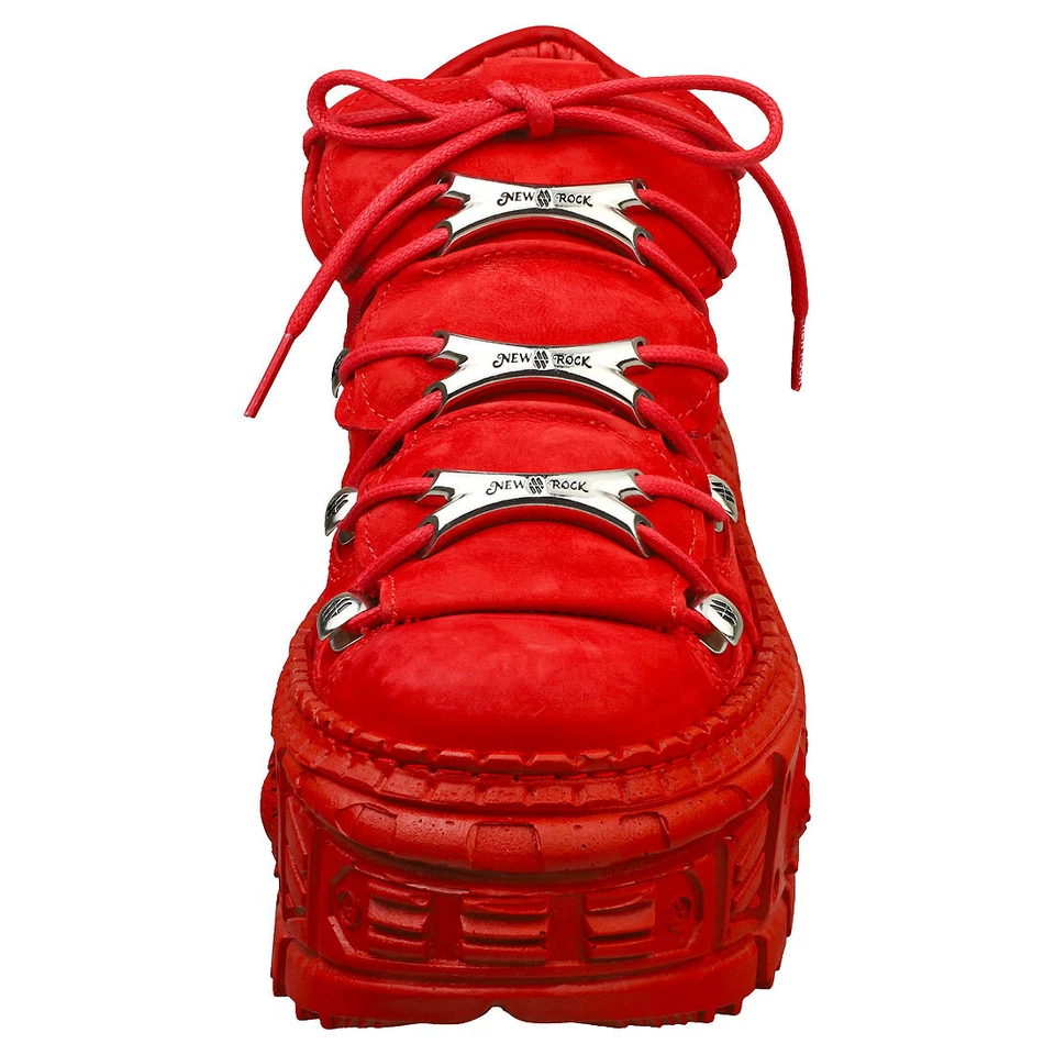 New Rock M-106wall-c13 унисекс ботильоны в красный - 8,5 США - Изображение 3 из 4