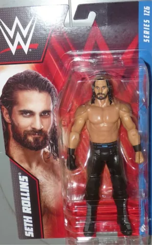 SETH ROLLINS - WWE Mattel Basic Series 126 Wrestling Action Figure Toy DMG PKG