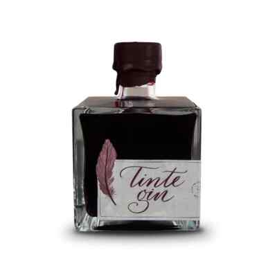 Tinte Gin   Premium Dry Gin | RUBINROT  500 ml Gin mit Farbwechsel  47% Vol.