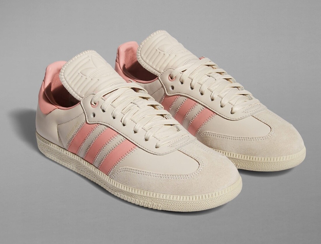 Adidas HumanRace Pharrell Samba Aluminium Pink ID3127 Human Race