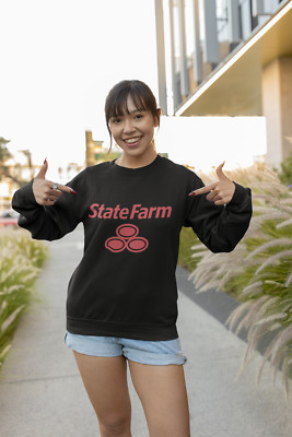 State Farm Insurance Sweatshirt   Comfortable Logo Pullover, Casual & Profession