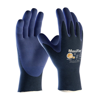 PIP 34-274 ATG MaxiFlex Elite Seamless Knit Nitrile Coated Gloves 6 PAIR LARGE