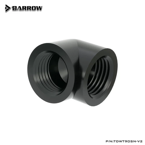 Barrow TDWT90SN-V2 Female To Female G1/4'' 90 Degree Fitting Adapter Connector