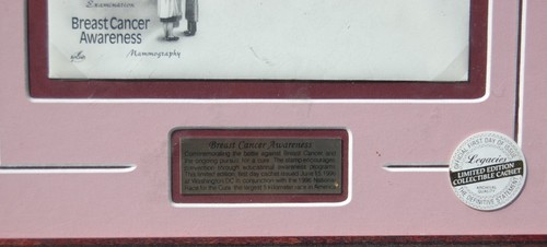 Official First Day of Issue: Breast Cancer Awareness, June 15, 1996, 32 cents - Picture 2 of 4