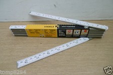 STABILA 1607 2METRE METRIC & IMPERIAL WOODEN FOLDING RULE