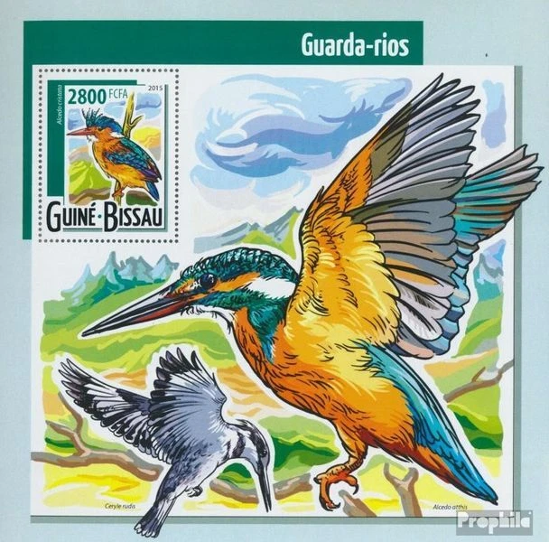 Timbres Guinée-bissau 2015 Mi bloc-feuillet 1383 (complète. édition) neuf avec g - Photo 1/1