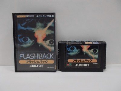 Mega-Drive Genesis -- FLASH BACK  -- JAPAN GAME. Work fully!. 13843