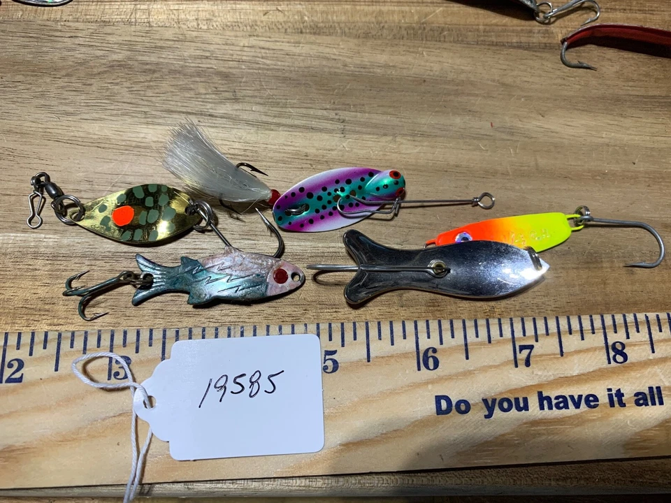 Señuelo de pesca Helin EEL y otros hilanderos (lote #19585) Foto 4 de 4