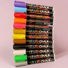 Liquid Chalk Markers 12 Colors