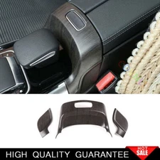 For Benz GLB W247 2020-2023 Wood Grain Central Console Armrest Box Cover Trim 3P