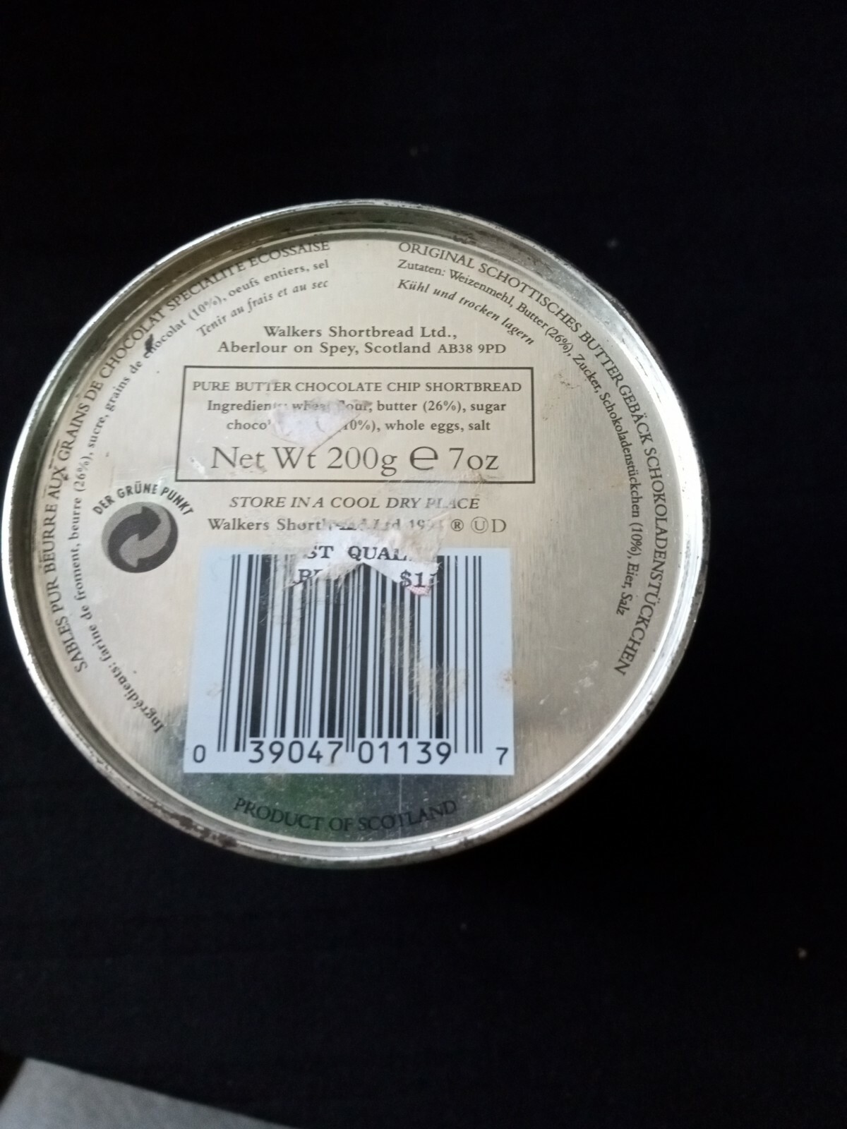 Vintage Collectible Walkers Shortbread Tin eBay