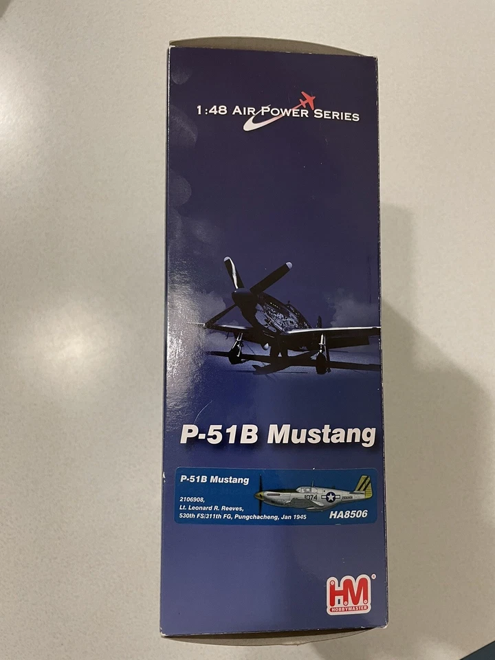 P-51B MUSTANG - 1:48 HOBBYMASTER (cod. HA8506) modellino con scatola - Immagine 3 di 4
