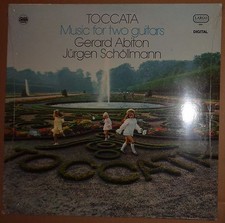 Toccata : music for two guitars. Gerard Abiton, Jürgen Schöllmann LP - SEALED