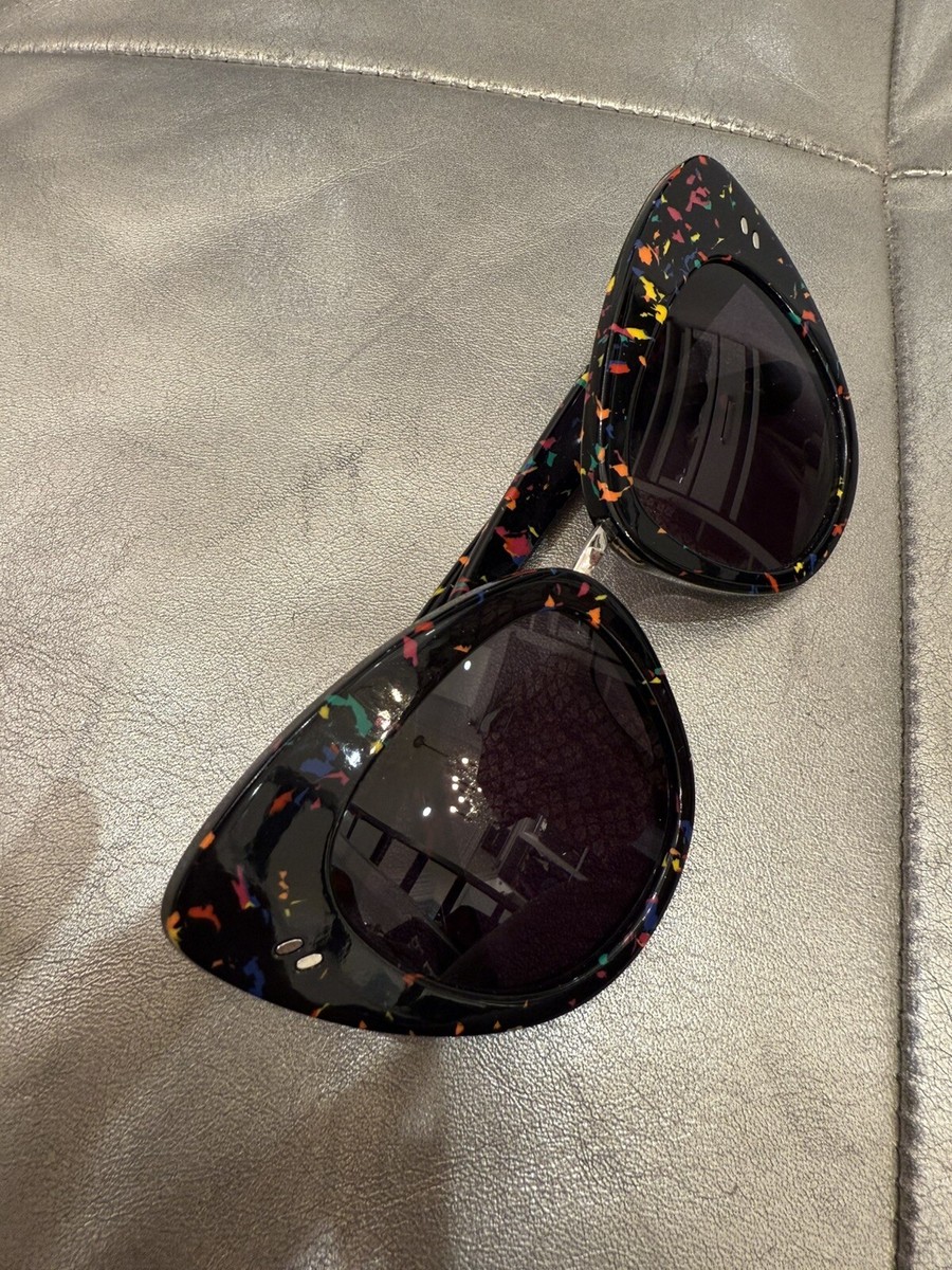 Stella McCartney Sunglasses New Multicolor Black Grey SC0037SA 005 55 18 145 Stella McCartney Sunglasses New Multicolor Black Grey  main image 4