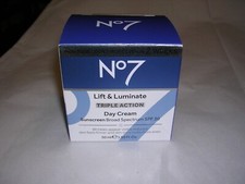 No7 - LIFT  LUMINATE - TRIPLE ACTION DAY  NIGHT CREAM - NEW IN SEALED BOXES