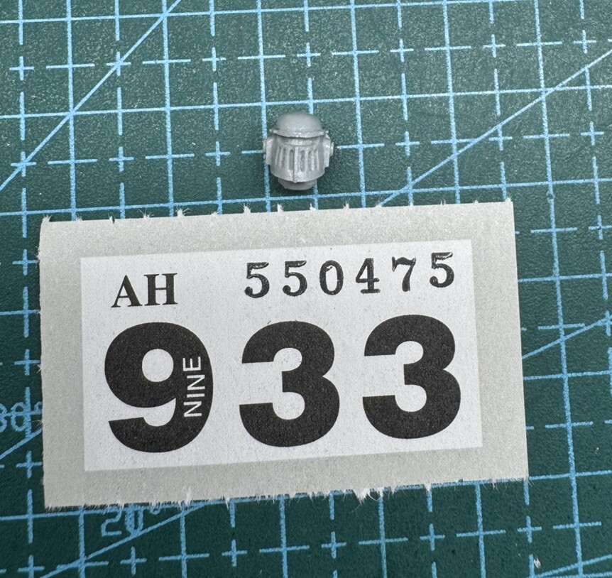 Forgeworld Space Marine Mark 2 Head Helmet Mk ii Iron Armour Resin 40k Heresy